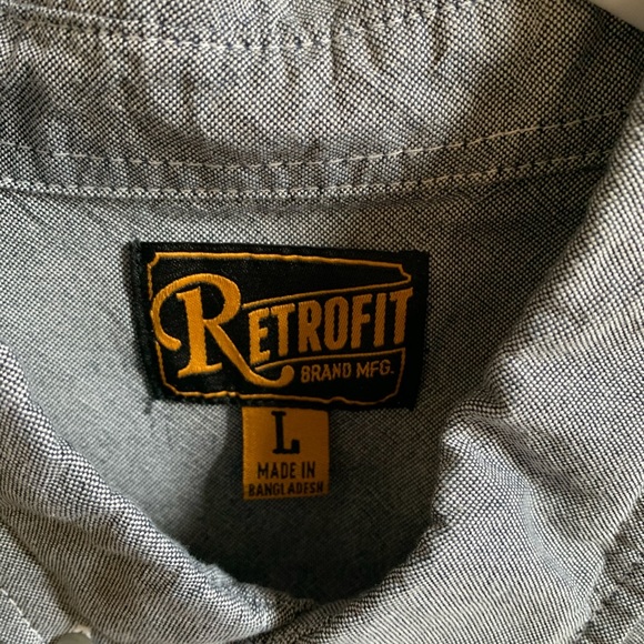 Grey Button Down - Picture 2 of 3